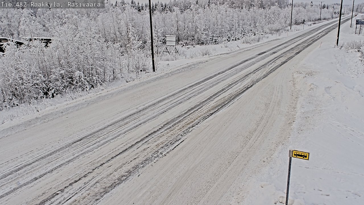 Weather Camera Image Road 482 Rääkkylä, Rasivaara, Rääkkylä, Pohjois-Karjala