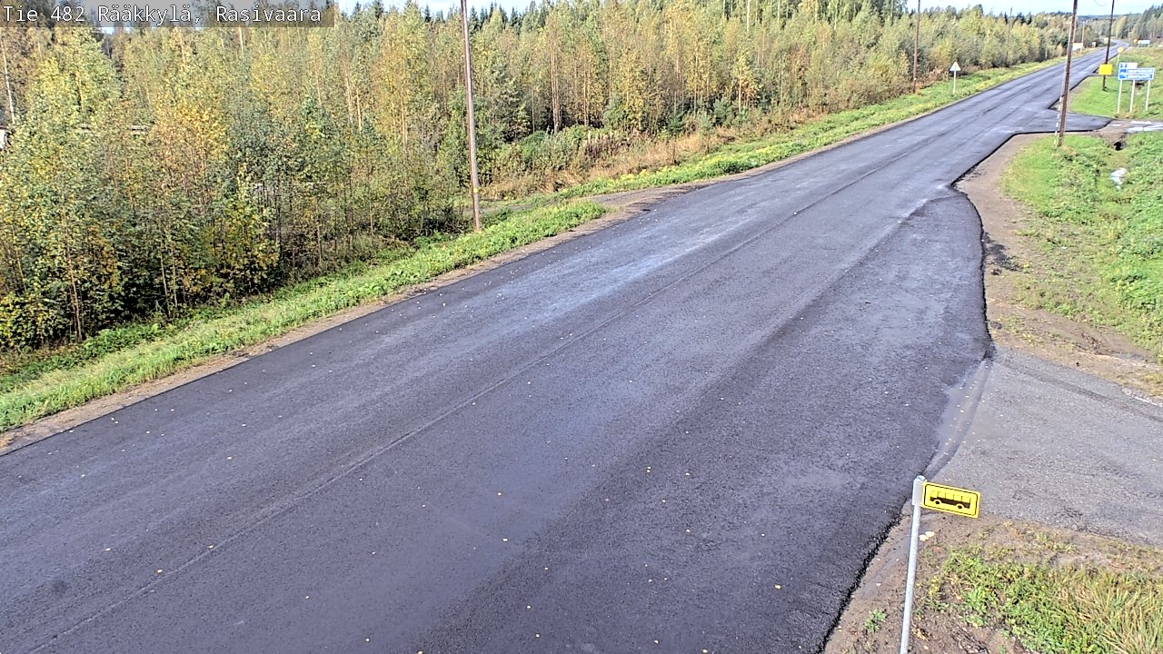 Weather Camera Image Väg 482 Rääkkylä, Rasivaara, Rääkkylä, Pohjois-Karjala