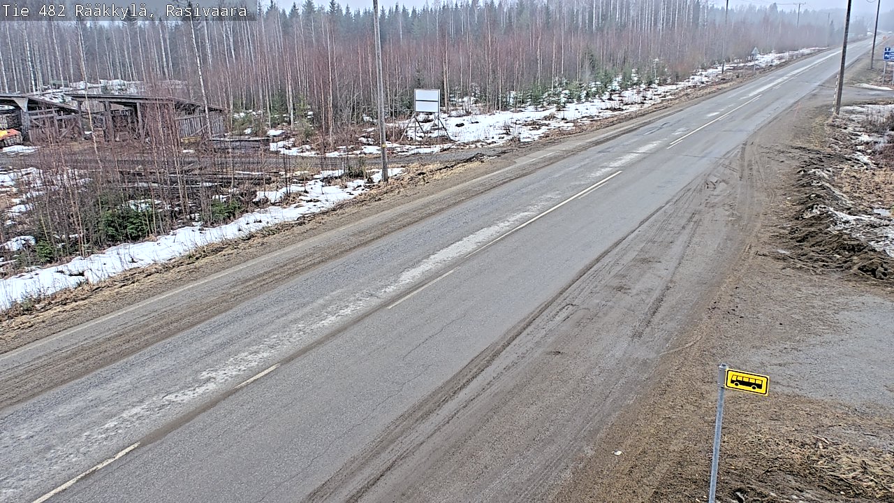Weather Camera Image Road 482 Rääkkylä, Rasivaara, Rääkkylä, Pohjois-Karjala