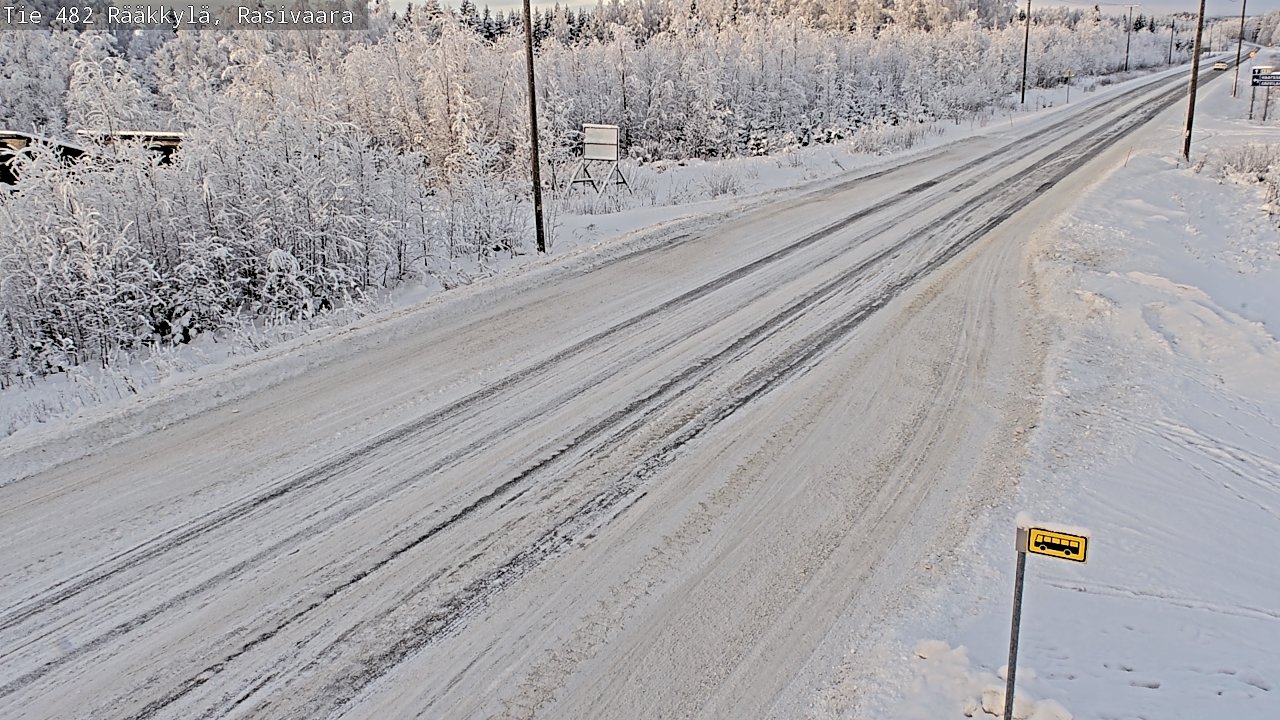 Weather Camera Image Road 482 Rääkkylä, Rasivaara, Rääkkylä, Pohjois-Karjala