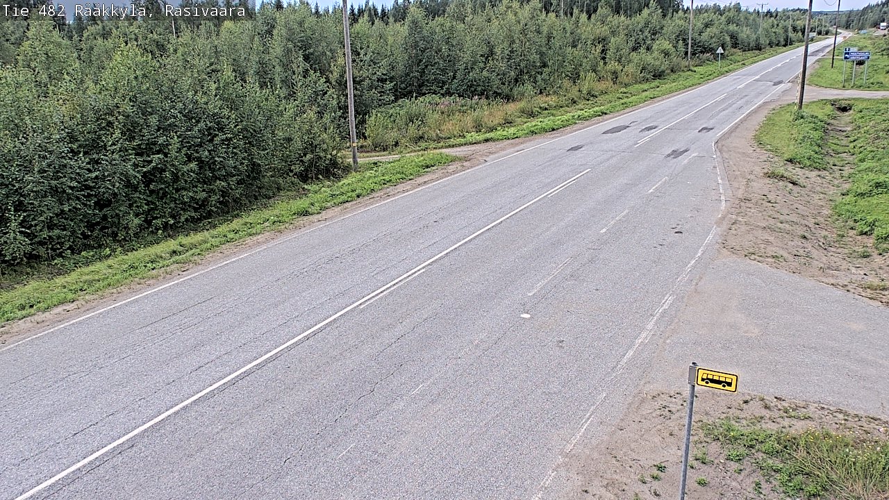 Weather Camera Image Road 482 Rääkkylä, Rasivaara, Rääkkylä, Pohjois-Karjala