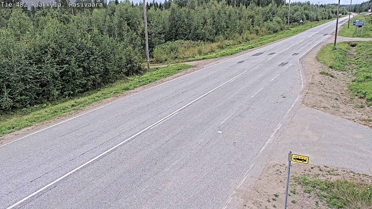 Weather Camera Image Road 482 Rääkkylä, Rasivaara, Rääkkylä, Pohjois-Karjala