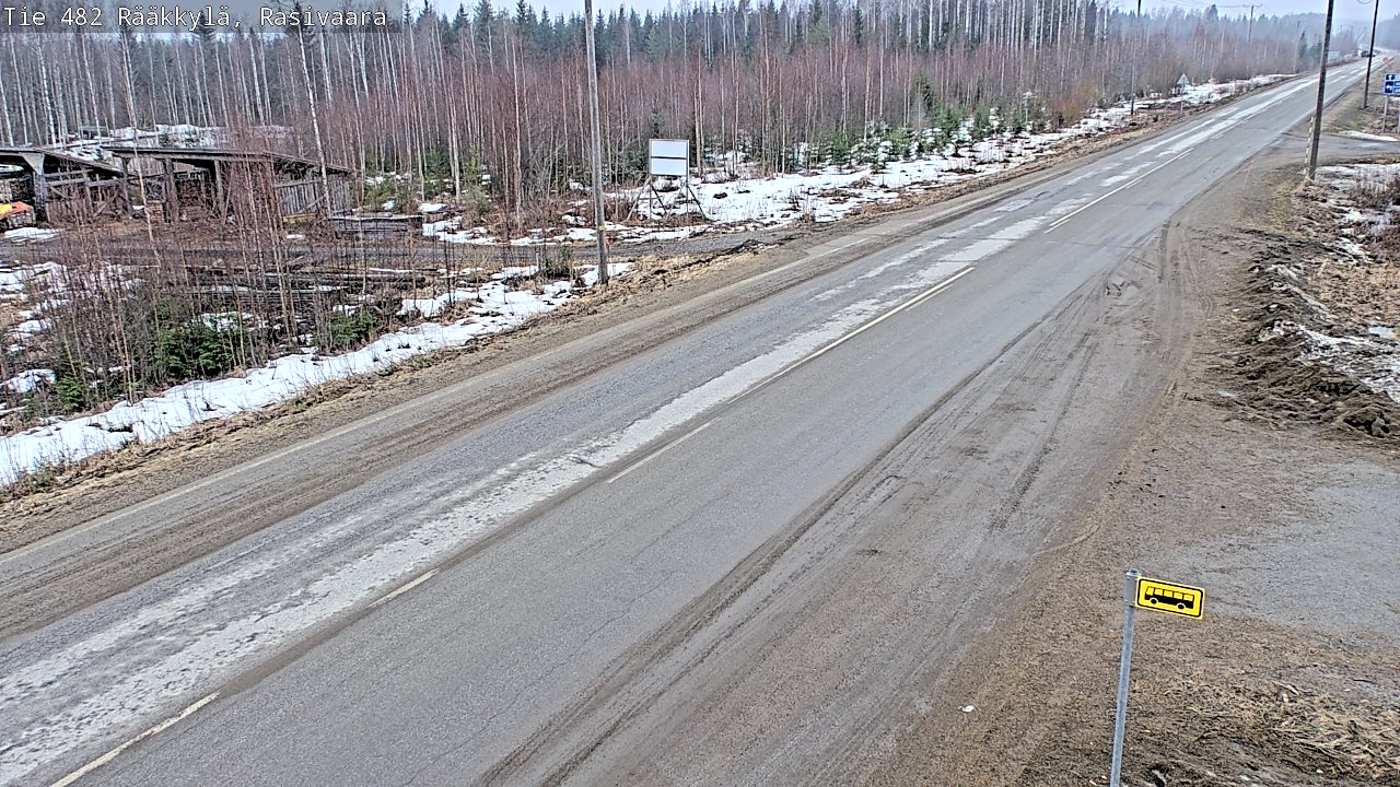 Weather Camera Image Road 482 Rääkkylä, Rasivaara, Rääkkylä, Pohjois-Karjala