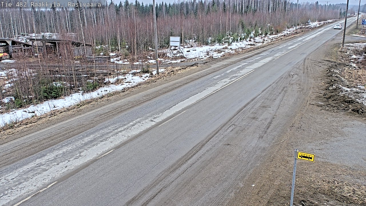 Weather Camera Image Road 482 Rääkkylä, Rasivaara, Rääkkylä, Pohjois-Karjala