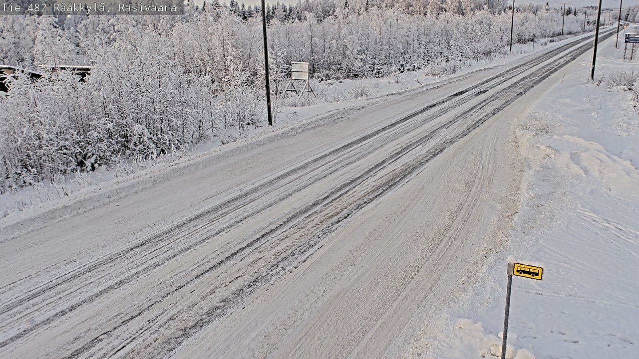 Weather Camera Image Road 482 Rääkkylä, Rasivaara, Rääkkylä, Pohjois-Karjala