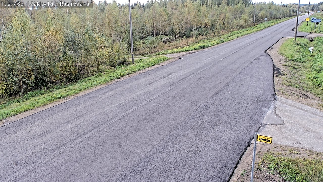 Weather Camera Image Väg 482 Rääkkylä, Rasivaara, Rääkkylä, Pohjois-Karjala