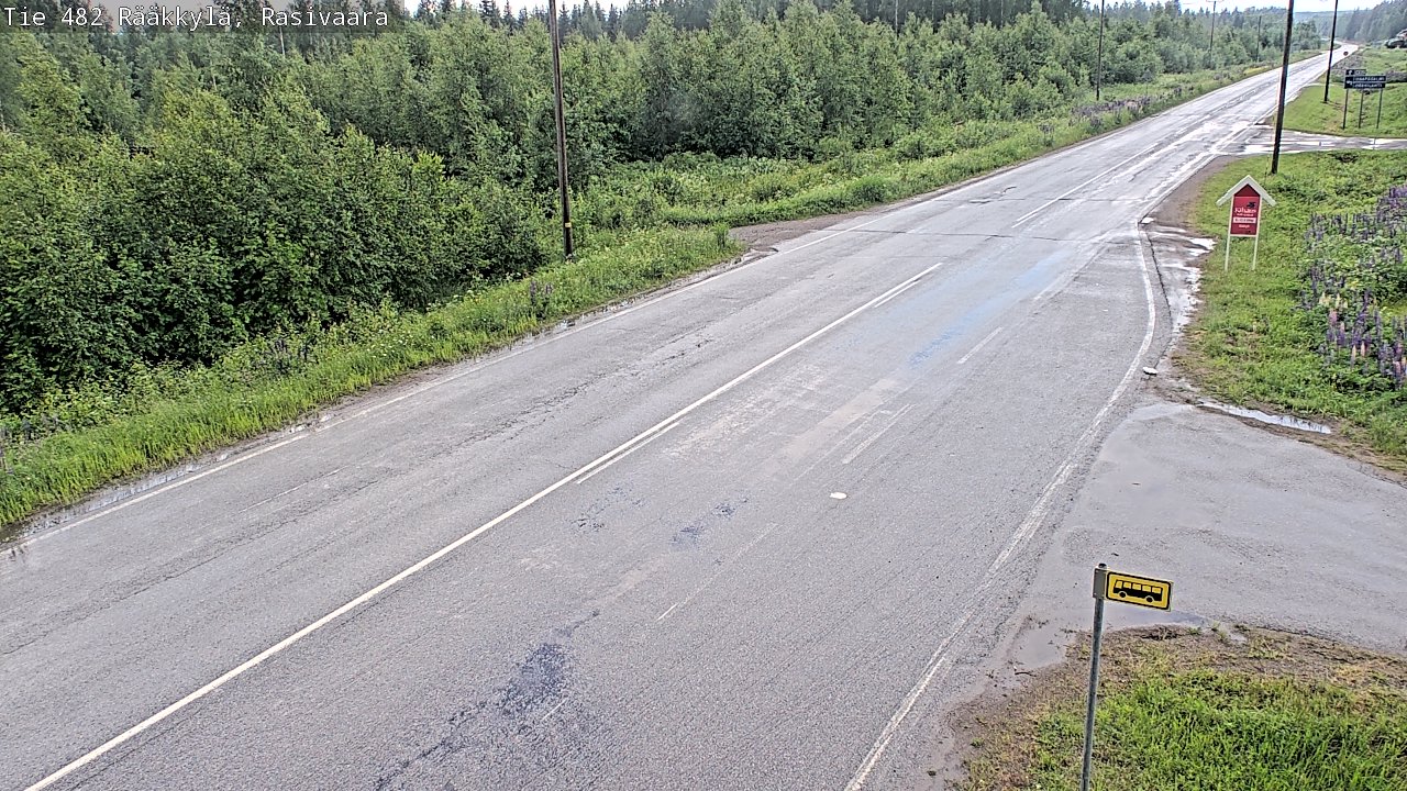 Weather Camera Image Road 482 Rääkkylä, Rasivaara, Rääkkylä, Pohjois-Karjala