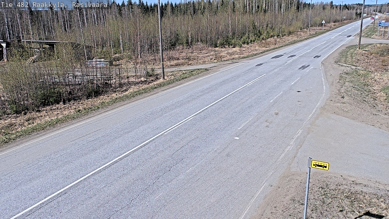 Weather Camera Image Road 482 Rääkkylä, Rasivaara, Rääkkylä, Pohjois-Karjala