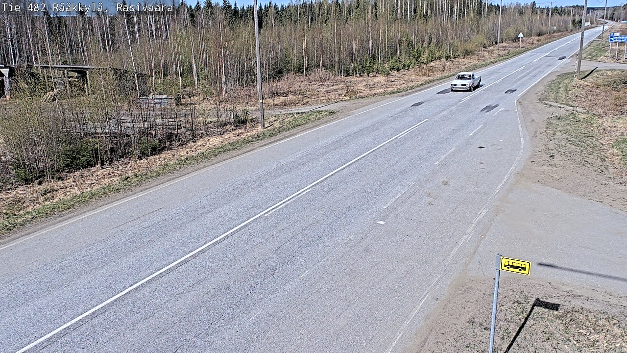 Weather Camera Image Road 482 Rääkkylä, Rasivaara, Rääkkylä, Pohjois-Karjala
