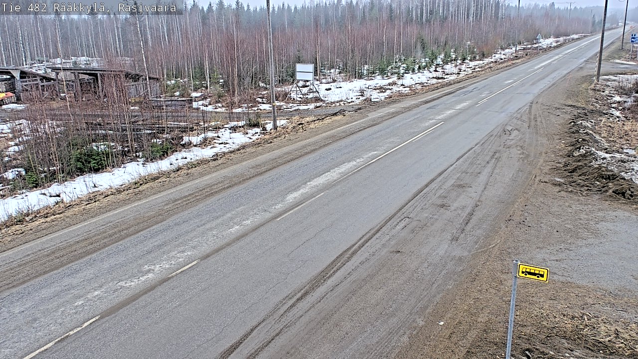 Weather Camera Image Road 482 Rääkkylä, Rasivaara, Rääkkylä, Pohjois-Karjala