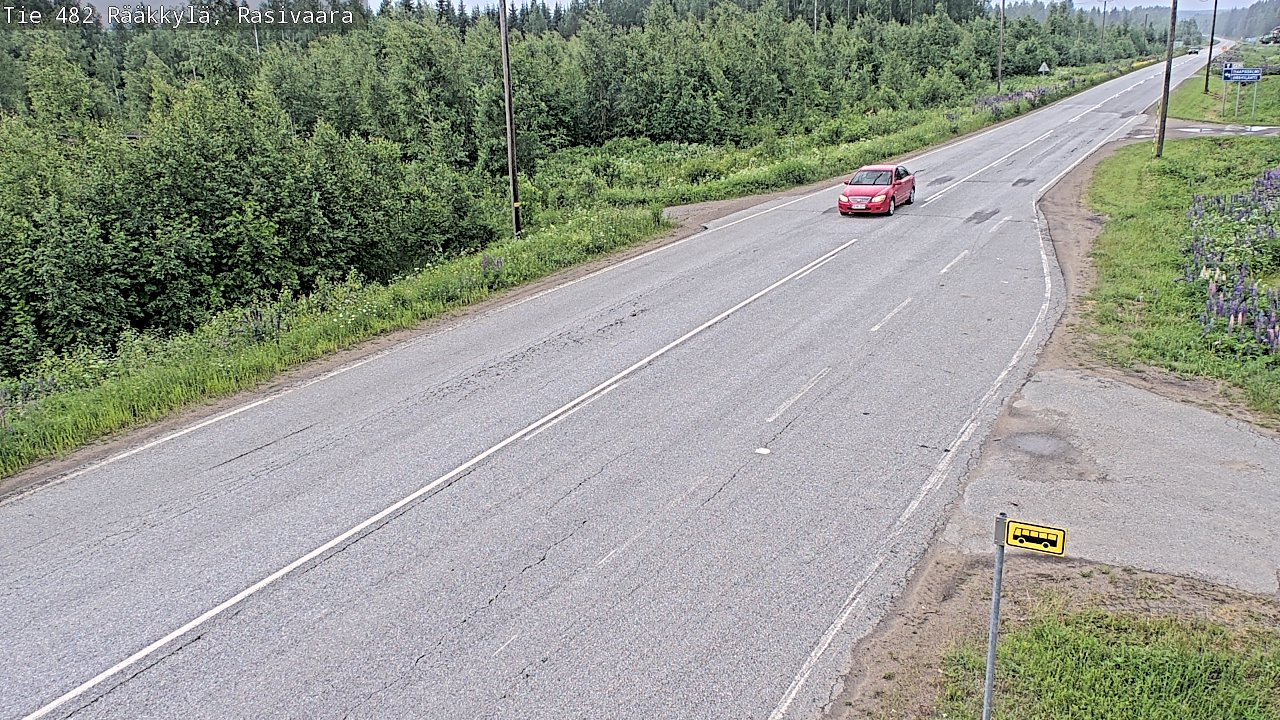 Weather Camera Image Road 482 Rääkkylä, Rasivaara, Rääkkylä, Pohjois-Karjala
