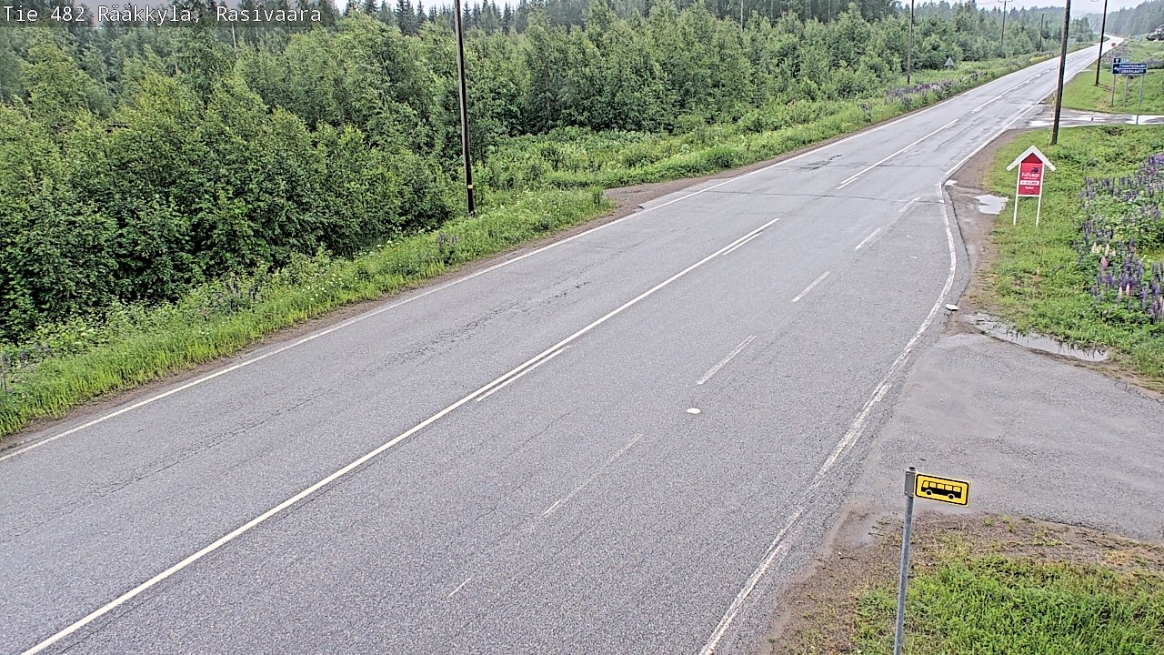 Weather Camera Image Väg 482 Rääkkylä, Rasivaara, Rääkkylä, Pohjois-Karjala
