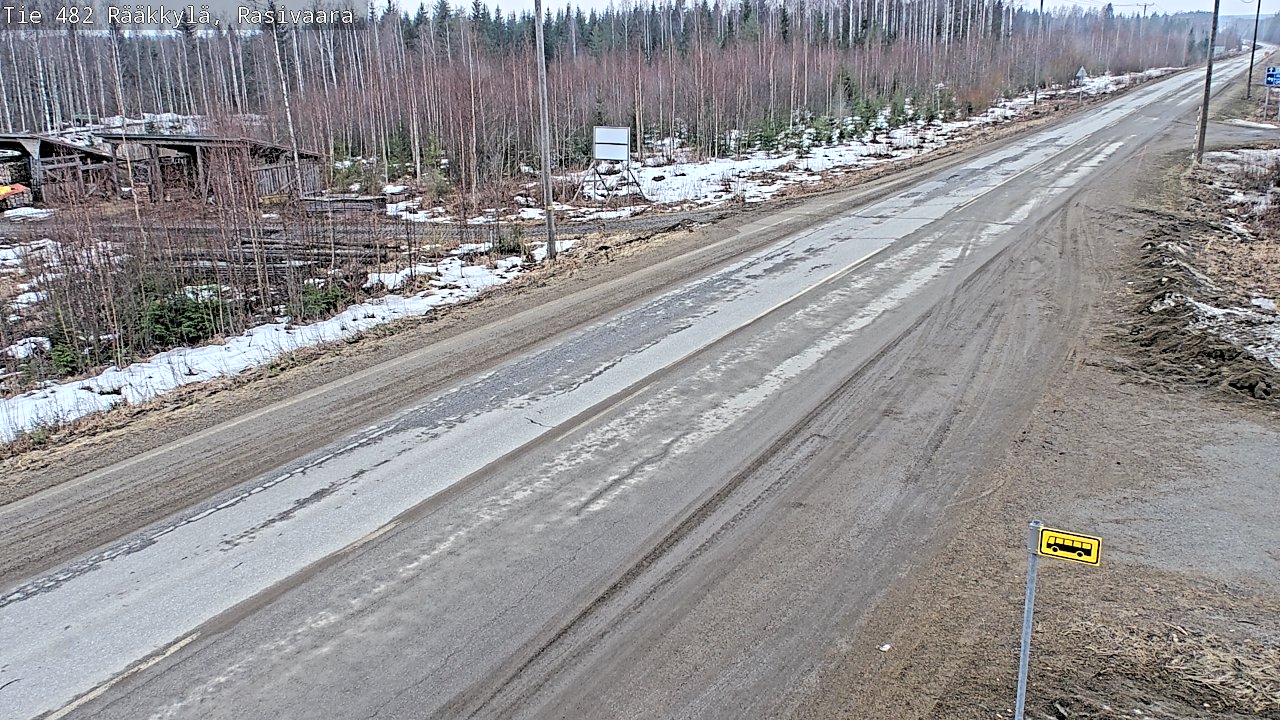 Weather Camera Image Väg 482 Rääkkylä, Rasivaara, Rääkkylä, Pohjois-Karjala
