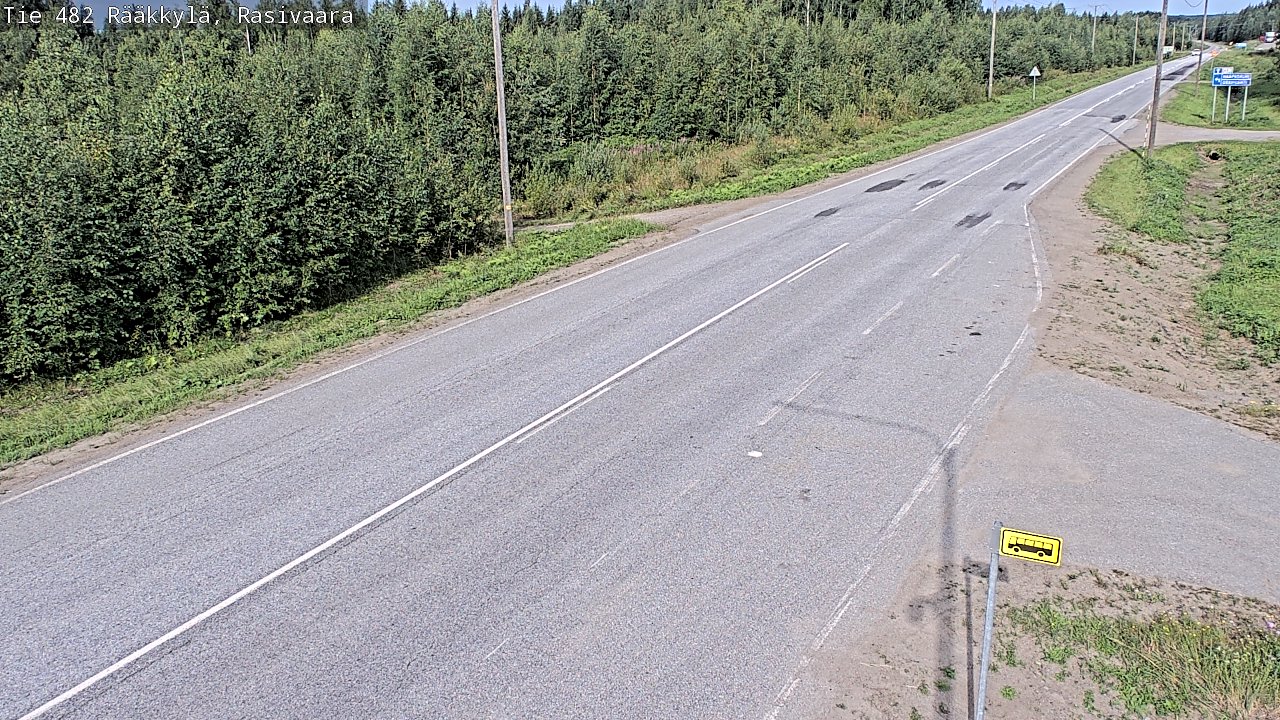 Weather Camera Image Road 482 Rääkkylä, Rasivaara, Rääkkylä, Pohjois-Karjala