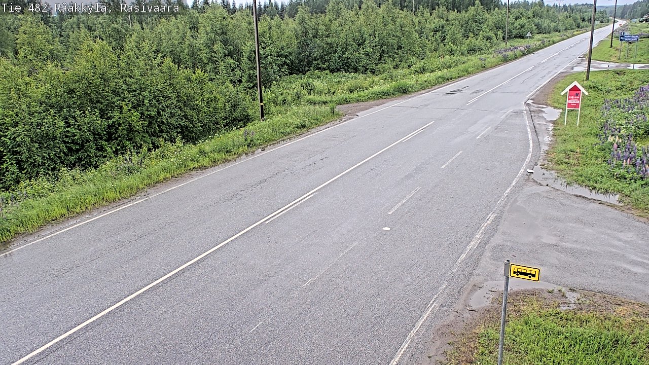 Weather Camera Image Väg 482 Rääkkylä, Rasivaara, Rääkkylä, Pohjois-Karjala