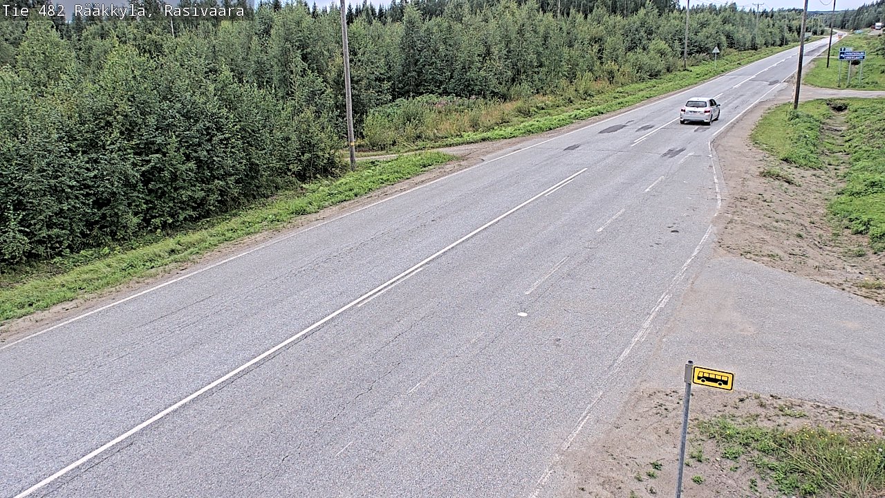 Weather Camera Image Road 482 Rääkkylä, Rasivaara, Rääkkylä, Pohjois-Karjala