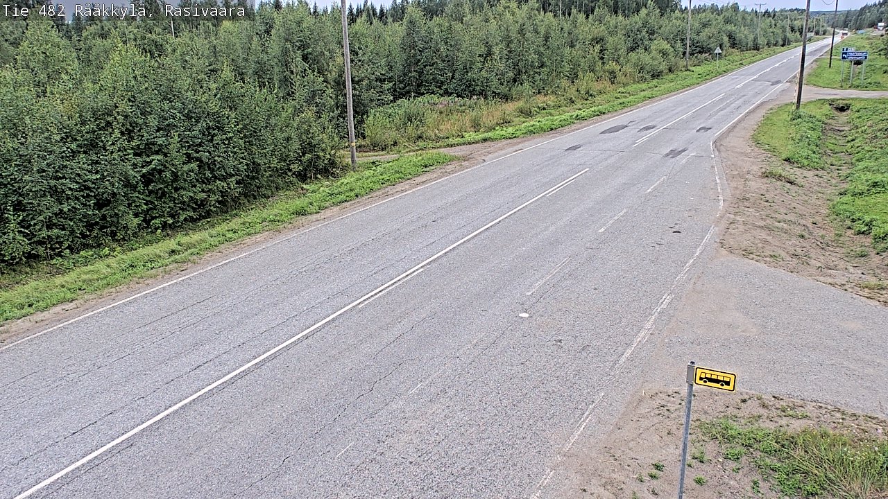 Weather Camera Image Väg 482 Rääkkylä, Rasivaara, Rääkkylä, Pohjois-Karjala