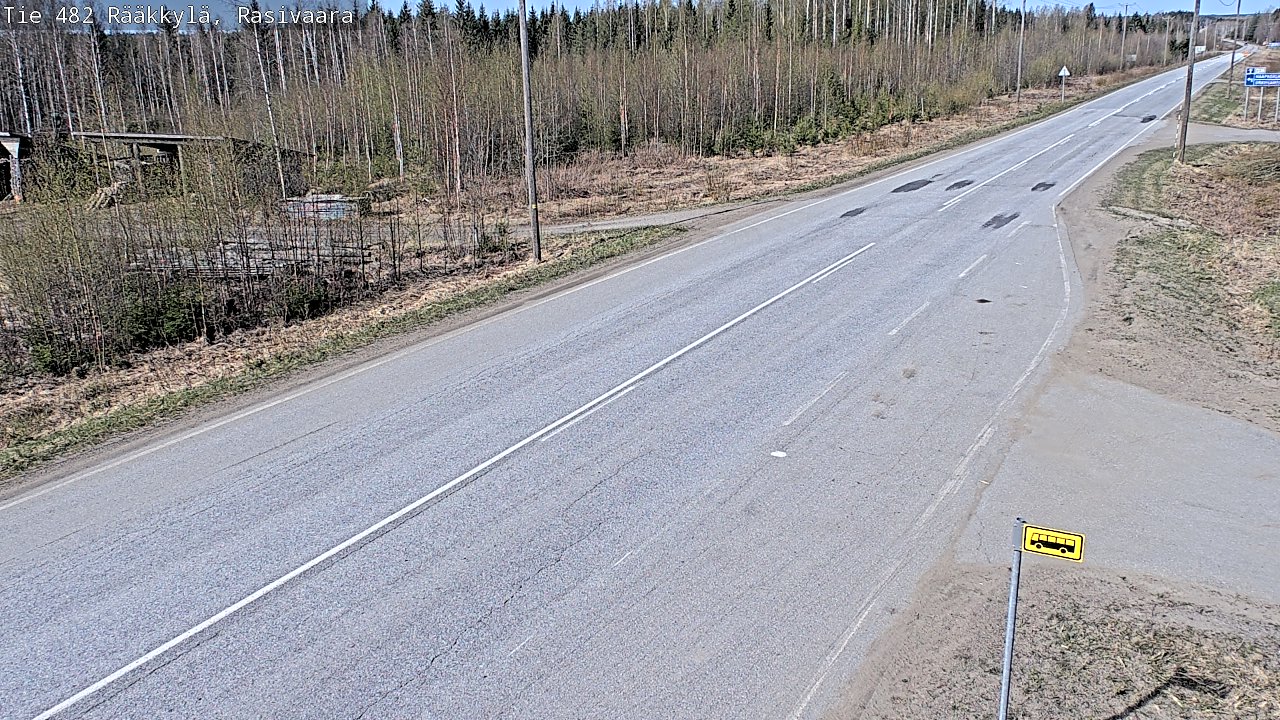 Weather Camera Image Road 482 Rääkkylä, Rasivaara, Rääkkylä, Pohjois-Karjala