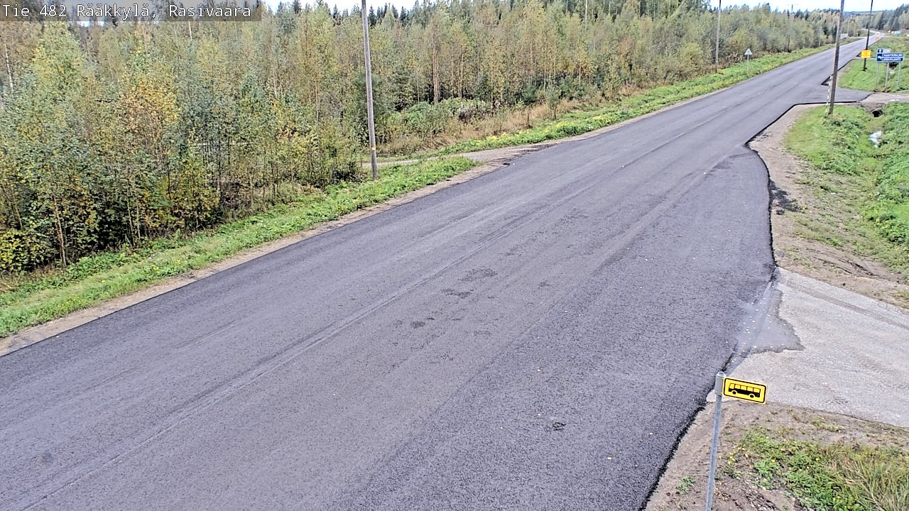 Weather Camera Image Väg 482 Rääkkylä, Rasivaara, Rääkkylä, Pohjois-Karjala