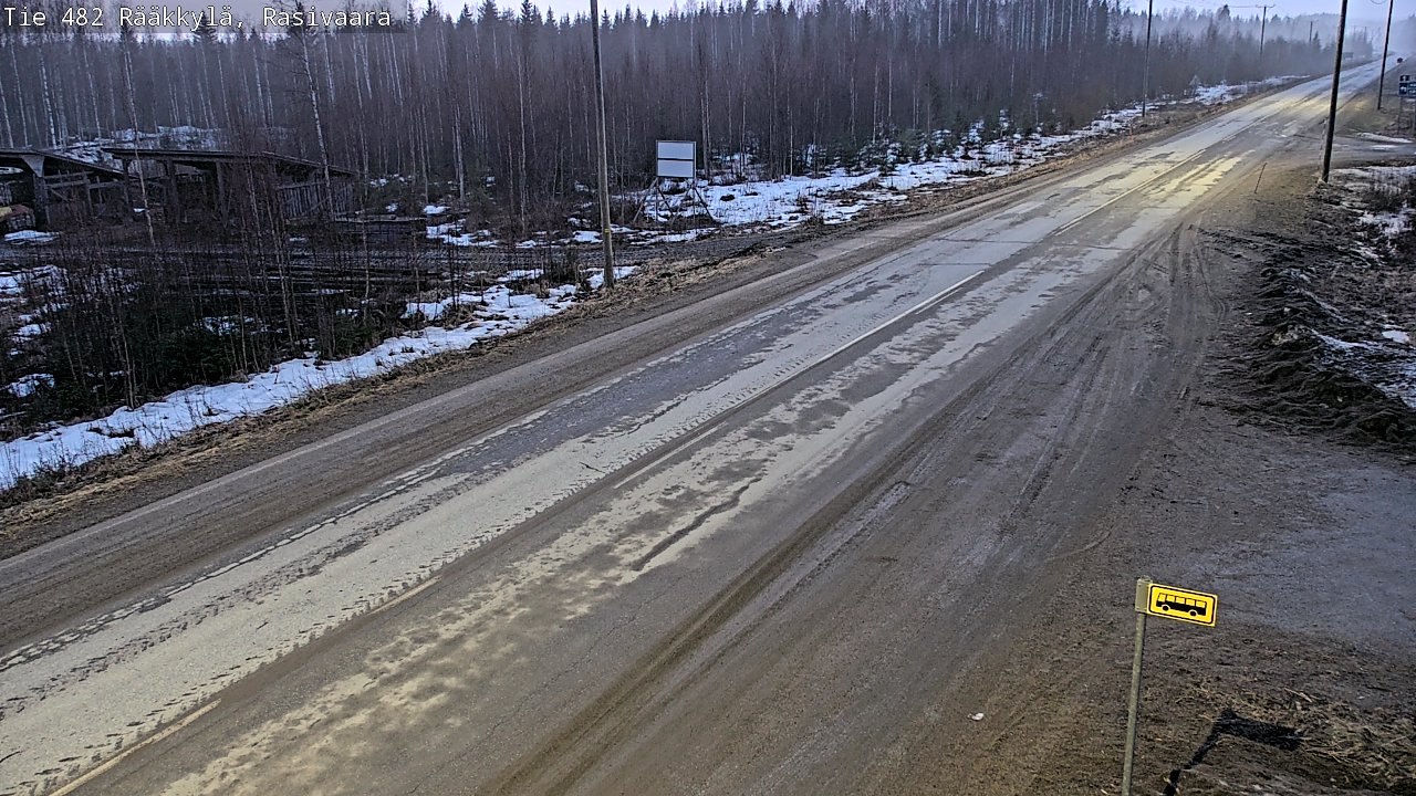Weather Camera Image Väg 482 Rääkkylä, Rasivaara, Rääkkylä, Pohjois-Karjala