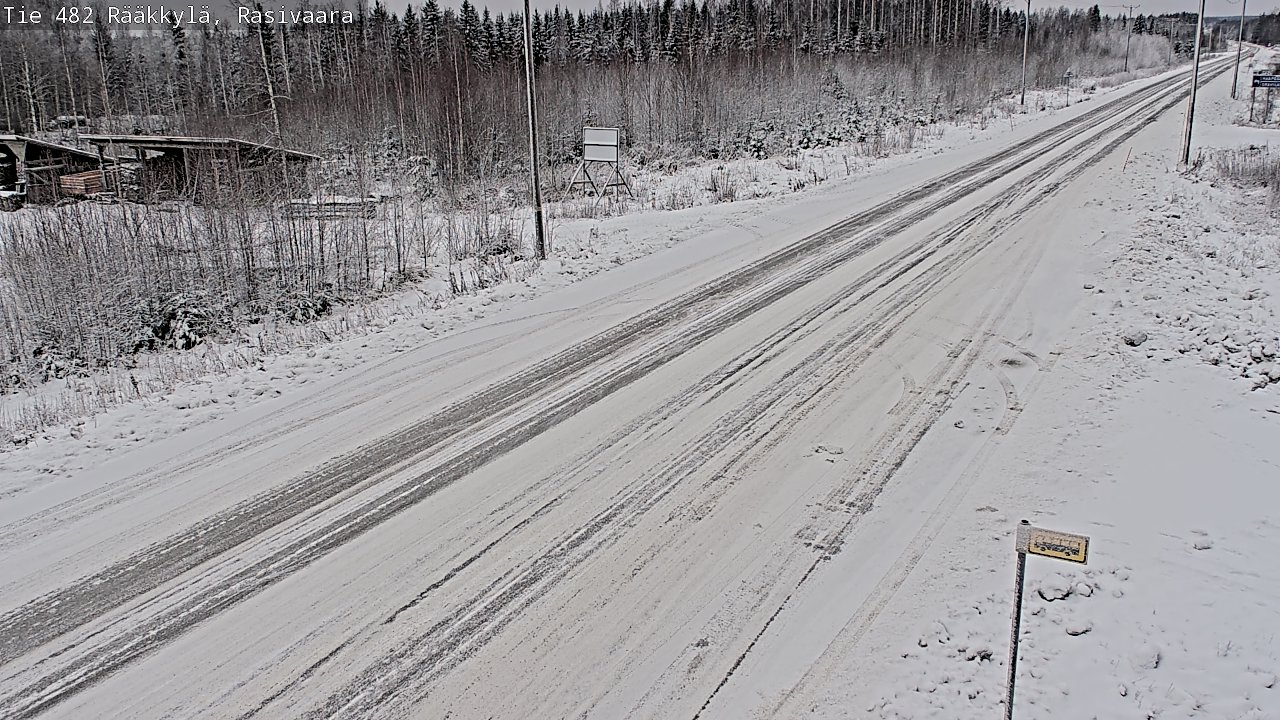 Weather Camera Image Road 482 Rääkkylä, Rasivaara, Rääkkylä, Pohjois-Karjala