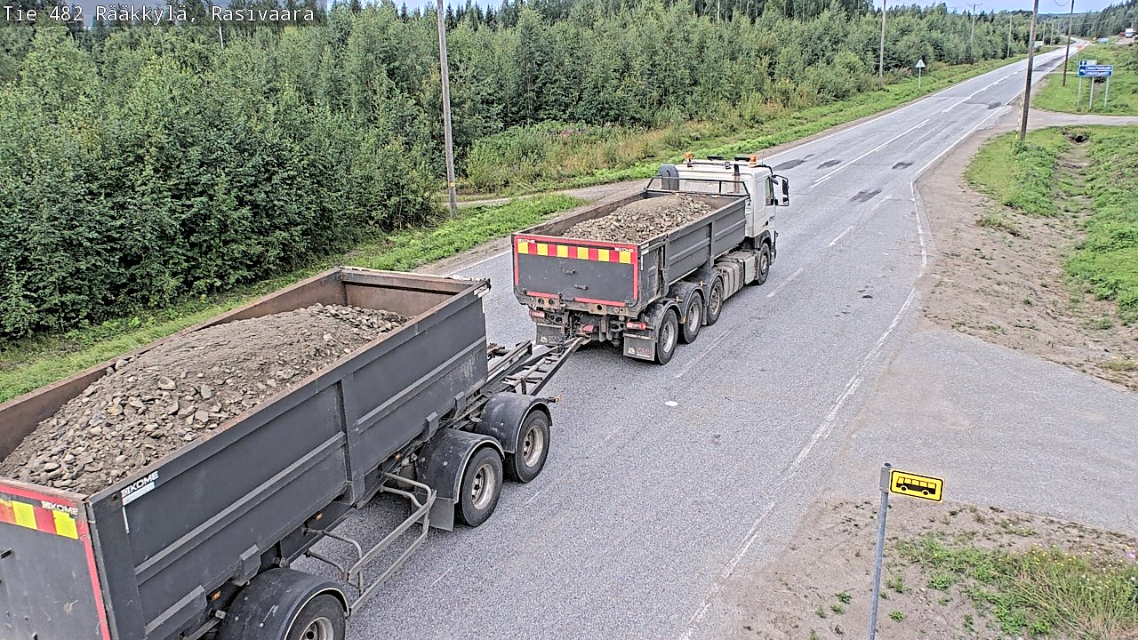 Weather Camera Image Road 482 Rääkkylä, Rasivaara, Rääkkylä, Pohjois-Karjala