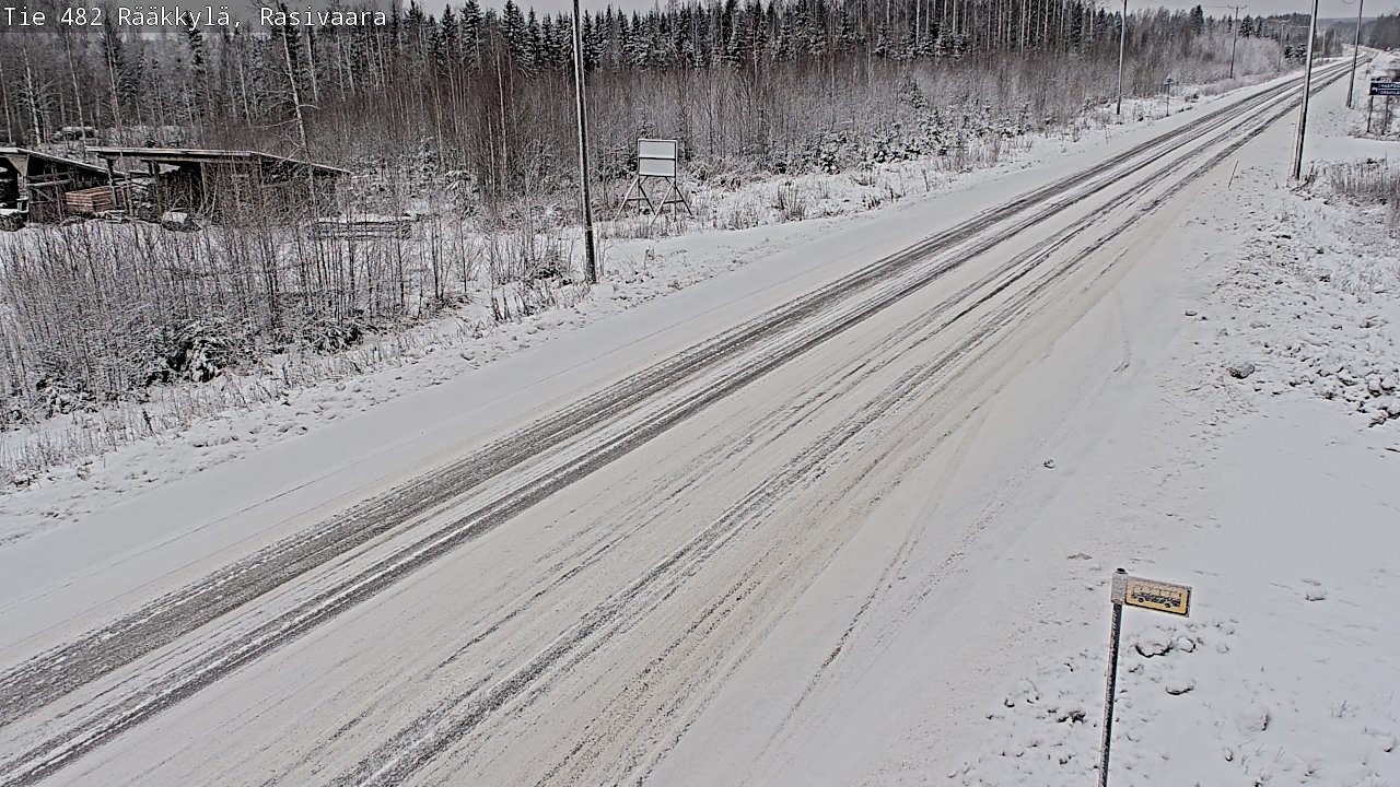 Weather Camera Image Road 482 Rääkkylä, Rasivaara, Rääkkylä, Pohjois-Karjala