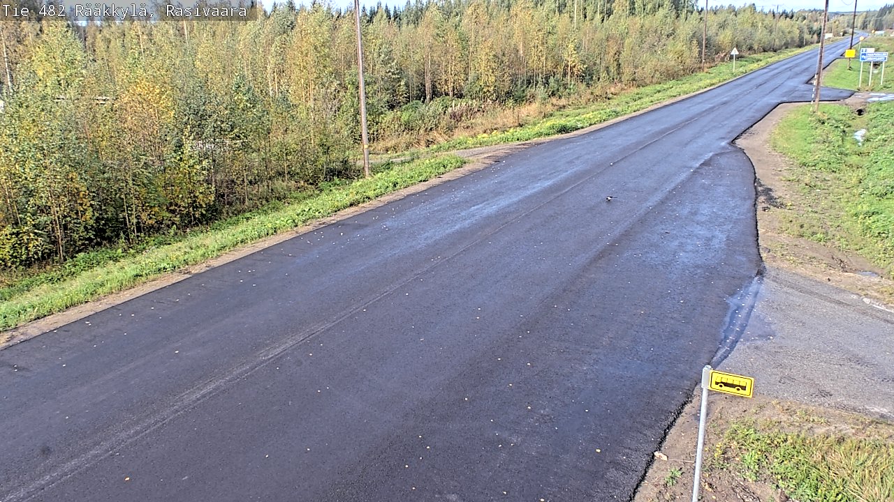 Weather Camera Image Road 482 Rääkkylä, Rasivaara, Rääkkylä, Pohjois-Karjala
