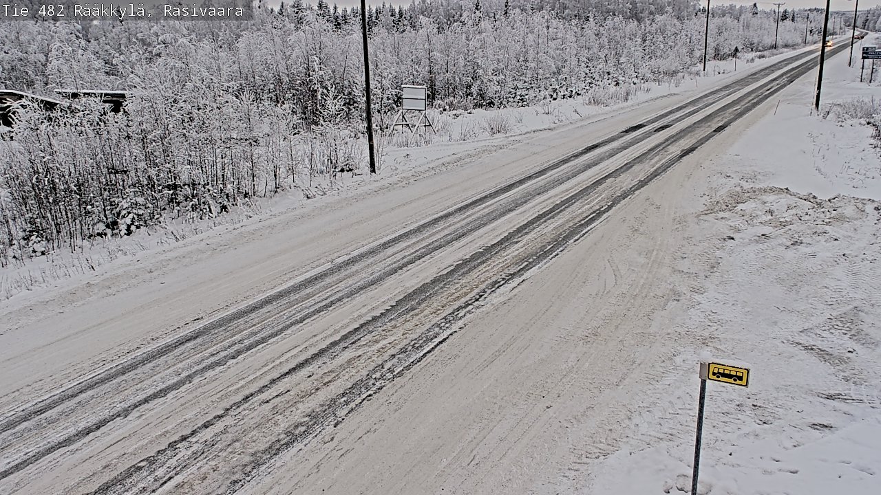 Weather Camera Image Road 482 Rääkkylä, Rasivaara, Rääkkylä, Pohjois-Karjala