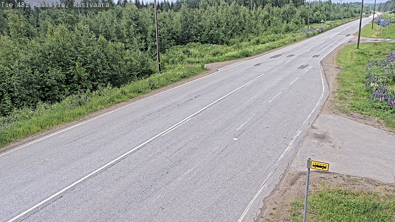 Weather Camera Image Road 482 Rääkkylä, Rasivaara, Rääkkylä, Pohjois-Karjala