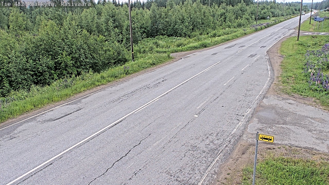 Weather Camera Image Road 482 Rääkkylä, Rasivaara, Rääkkylä, Pohjois-Karjala