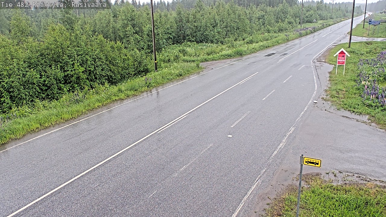 Weather Camera Image Väg 482 Rääkkylä, Rasivaara, Rääkkylä, Pohjois-Karjala