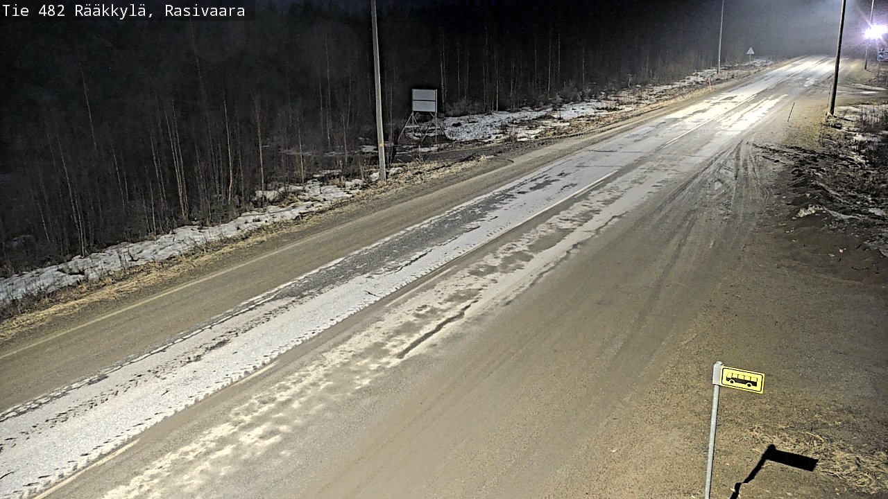 Weather Camera Image Väg 482 Rääkkylä, Rasivaara, Rääkkylä, Pohjois-Karjala