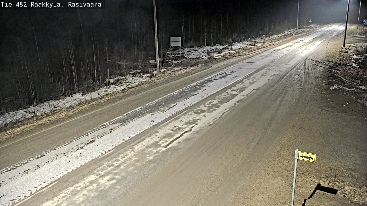 Weather Camera Image Väg 482 Rääkkylä, Rasivaara, Rääkkylä, Pohjois-Karjala