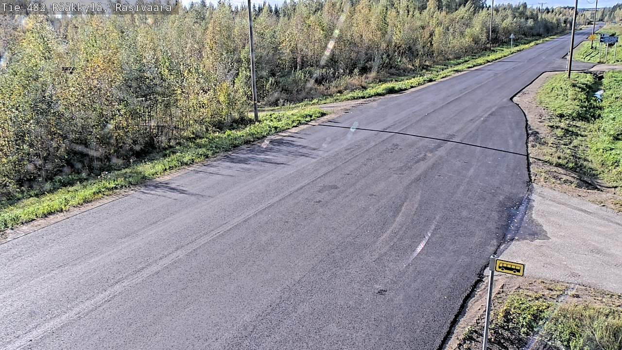 Weather Camera Image Väg 482 Rääkkylä, Rasivaara, Rääkkylä, Pohjois-Karjala