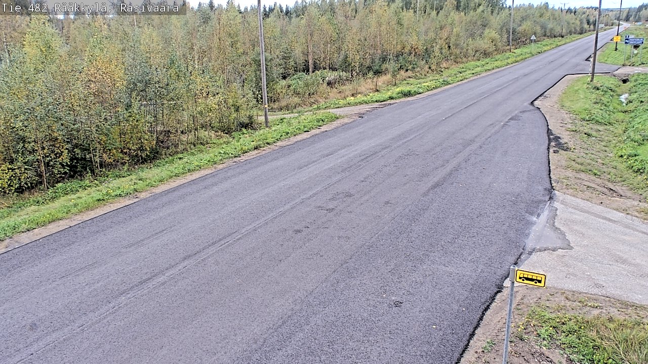 Weather Camera Image Väg 482 Rääkkylä, Rasivaara, Rääkkylä, Pohjois-Karjala