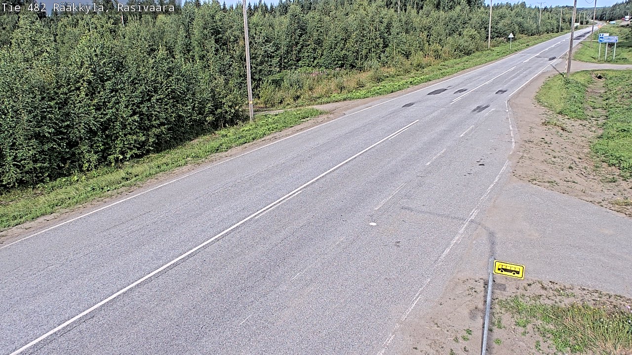 Weather Camera Image Road 482 Rääkkylä, Rasivaara, Rääkkylä, Pohjois-Karjala
