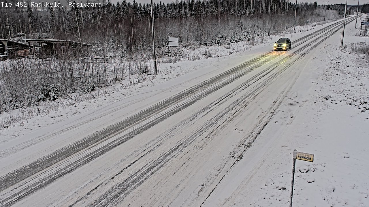 Weather Camera Image Road 482 Rääkkylä, Rasivaara, Rääkkylä, Pohjois-Karjala