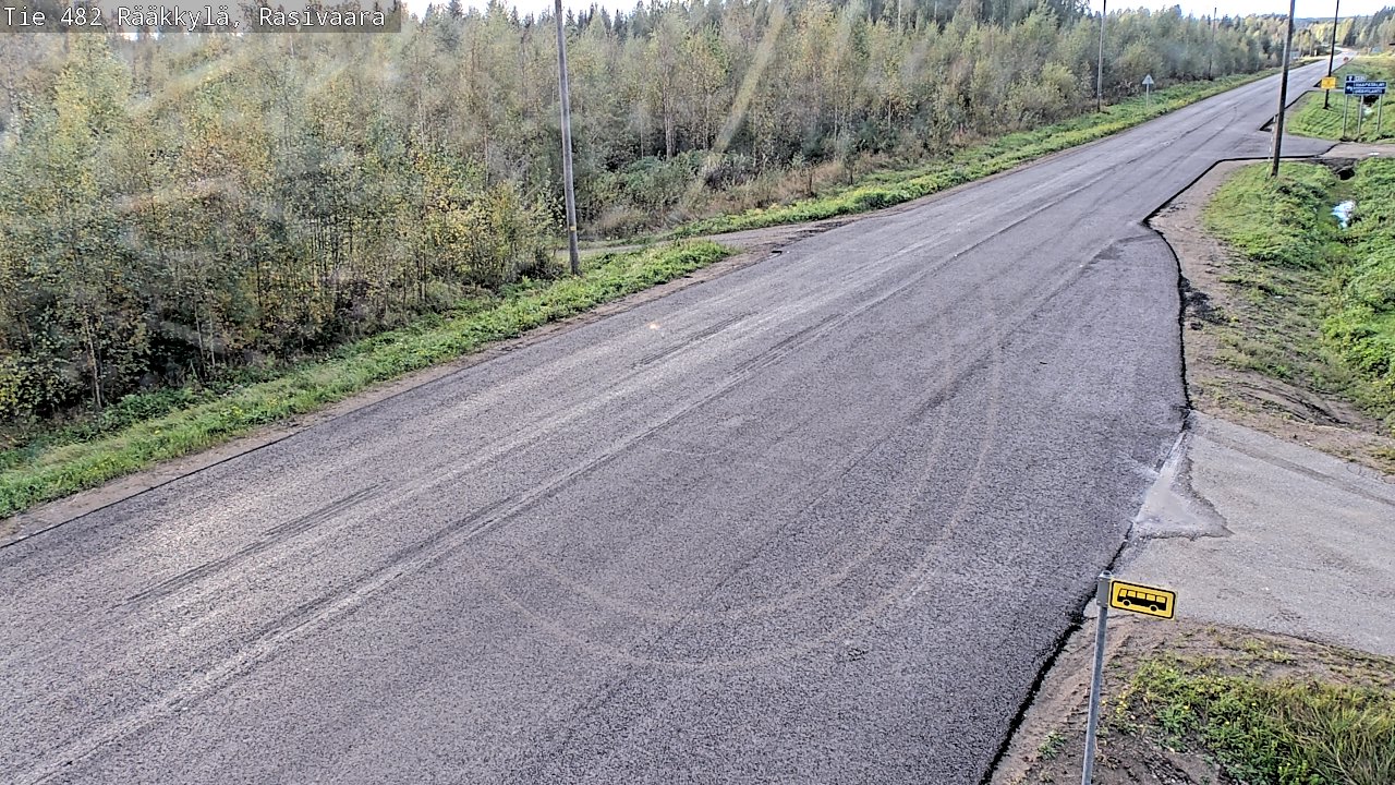 Weather Camera Image Väg 482 Rääkkylä, Rasivaara, Rääkkylä, Pohjois-Karjala