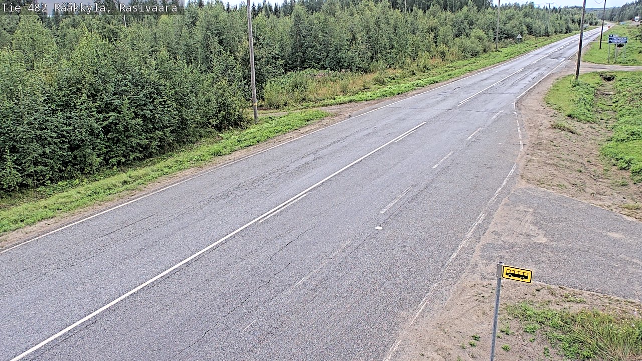 Weather Camera Image Väg 482 Rääkkylä, Rasivaara, Rääkkylä, Pohjois-Karjala