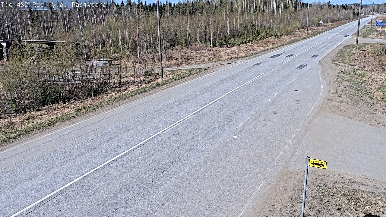 Weather Camera Image Road 482 Rääkkylä, Rasivaara, Rääkkylä, Pohjois-Karjala