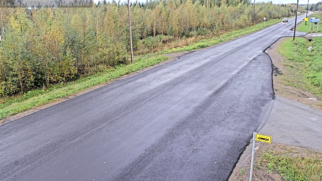 Weather Camera Image Väg 482 Rääkkylä, Rasivaara, Rääkkylä, Pohjois-Karjala