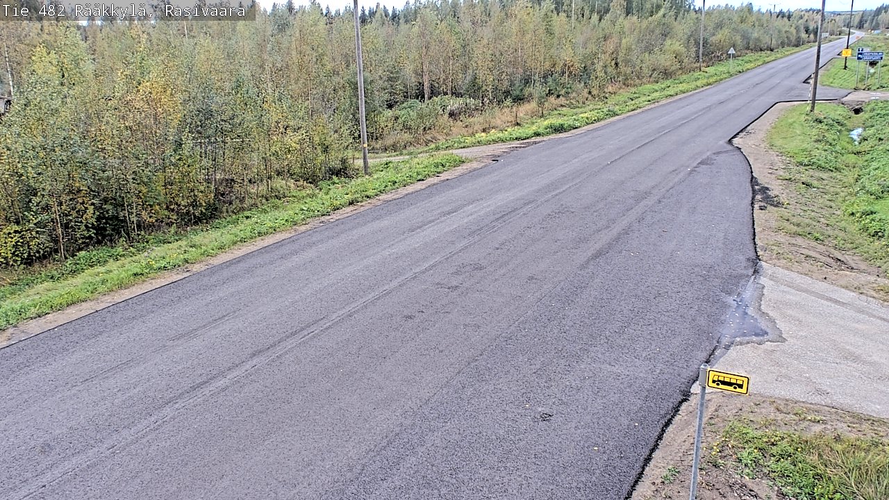 Weather Camera Image Väg 482 Rääkkylä, Rasivaara, Rääkkylä, Pohjois-Karjala