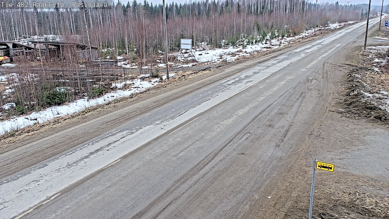 Weather Camera Image Road 482 Rääkkylä, Rasivaara, Rääkkylä, Pohjois-Karjala