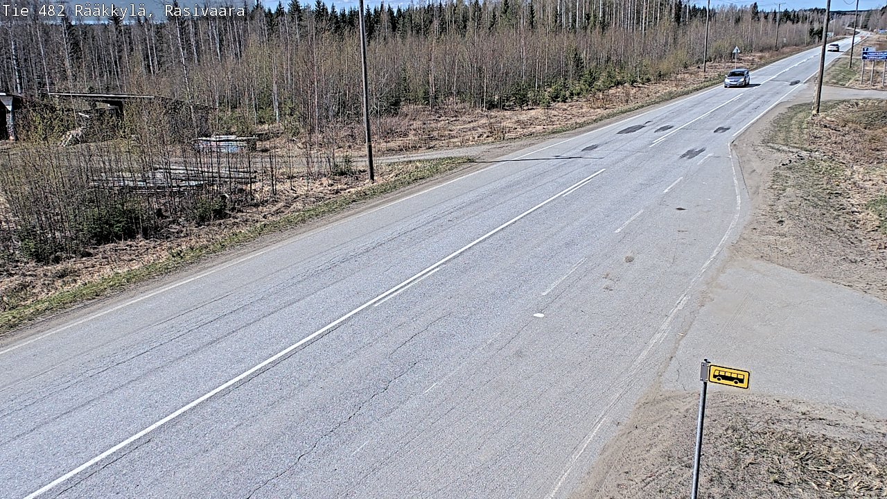 Weather Camera Image Väg 482 Rääkkylä, Rasivaara, Rääkkylä, Pohjois-Karjala
