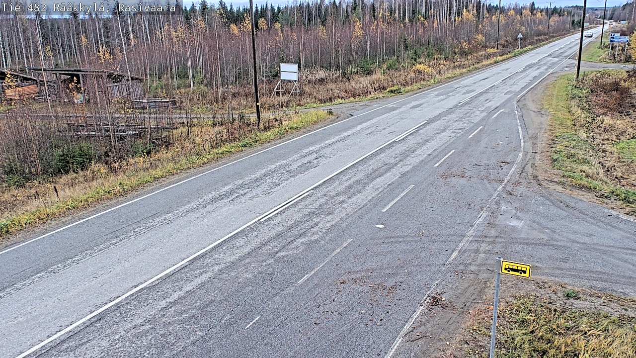 Weather Camera Image Väg 482 Rääkkylä, Rasivaara, Rääkkylä, Pohjois-Karjala