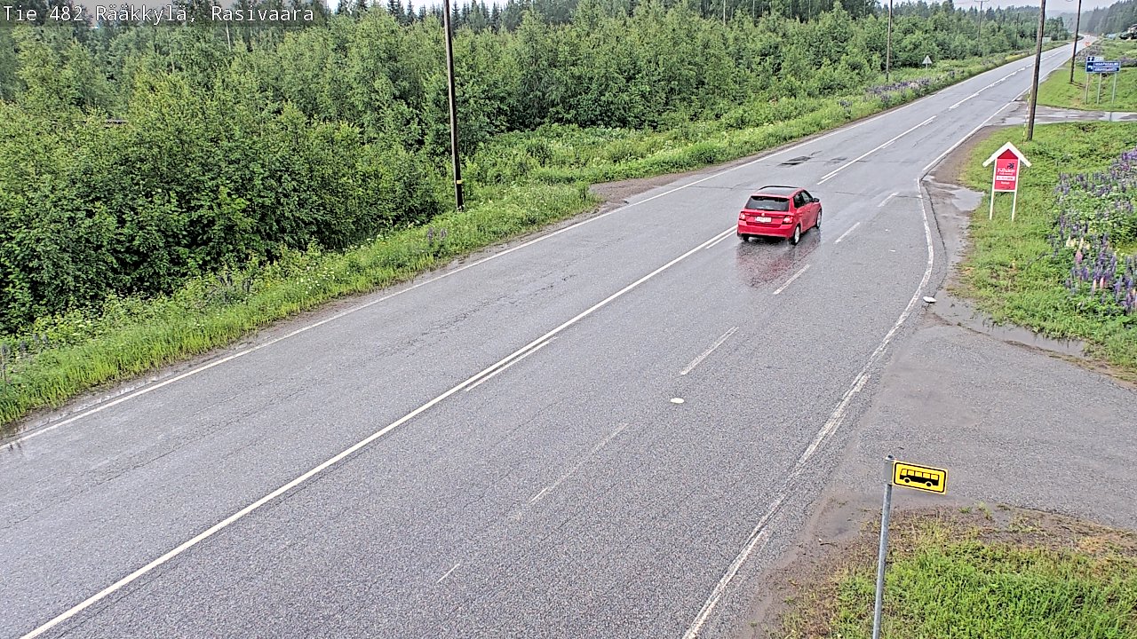 Weather Camera Image Väg 482 Rääkkylä, Rasivaara, Rääkkylä, Pohjois-Karjala