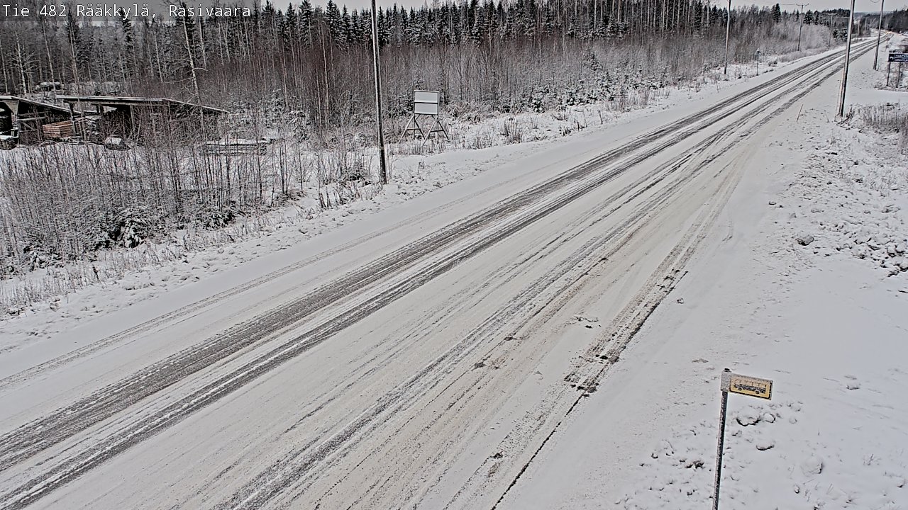 Weather Camera Image Road 482 Rääkkylä, Rasivaara, Rääkkylä, Pohjois-Karjala