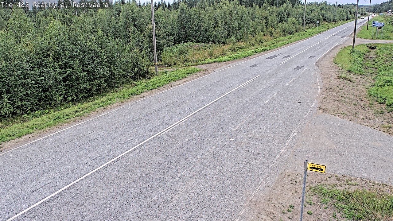 Weather Camera Image Väg 482 Rääkkylä, Rasivaara, Rääkkylä, Pohjois-Karjala
