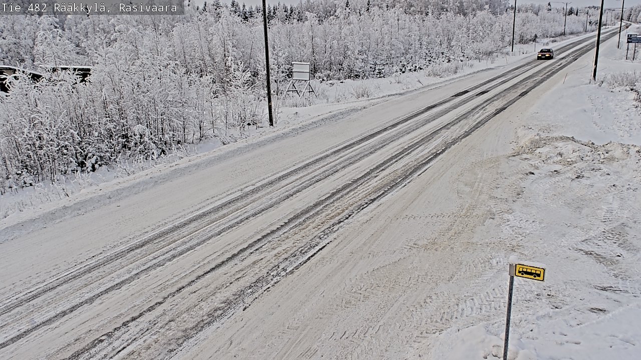 Weather Camera Image Road 482 Rääkkylä, Rasivaara, Rääkkylä, Pohjois-Karjala